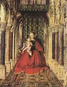Jan Van Eyck The Virgin and Child in a Church (mk08) France oil painting reproduction